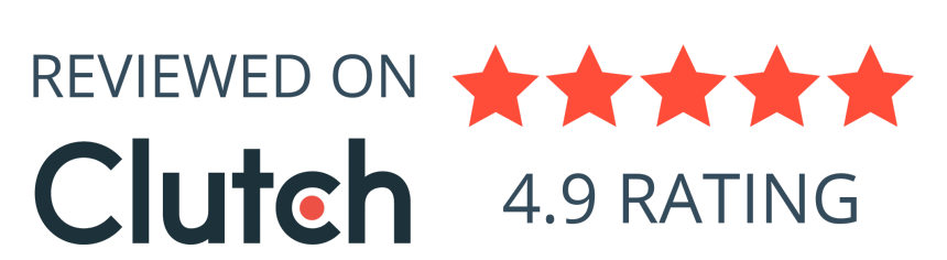 Reviewed on Clutch, 4.9 rating